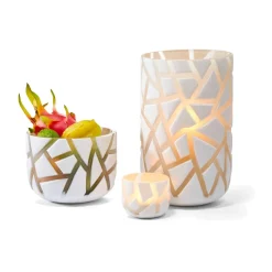 Windlicht/Vase 30 cm VAL weiß<Philippi Outlet