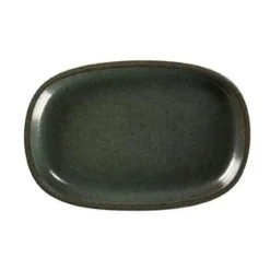 Platte oval 22,5x15cm tief stone Caldera Blau Grün<RAK Online