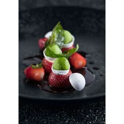 RAK Frühstücksteller|Teller flach coup 21 cm Fusion Karbon schwarz