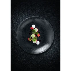 RAK Speiseteller|Teller flach coup 29 cm Fusion Karbon schwarz