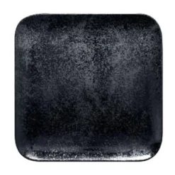 Teller quadr. 15x15cm H.1,7cm Fusion Karbon schwarz<RAK Discount