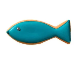 Ausstecher Christenfisch Edelstahl 10cm<RBV Birkmann