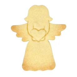 Ausstecher Edelstahl Engel mit Herz 7cm<RBV Birkmann New