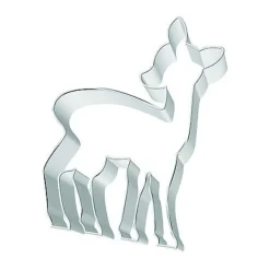 RBV Birkmann Backzubehör|Kochwelt Entdecken|Ausstecher Edelstahl Rehkitz 6cm