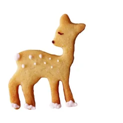 RBV Birkmann Backzubehör|Kochwelt Entdecken|Ausstecher Edelstahl Rehkitz 6cm