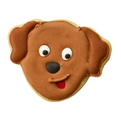 RBV Birkmann Backzubehör|Kochwelt Entdecken|Ausstecher Hundekopf mit Innenprägung Edelstahl 7 cm