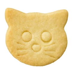 RBV Birkmann Kochwelt Entdecken|Backzubehör|Ausstecher Katzenkopf mit Innenprägung Edelstahl 5,5 cm