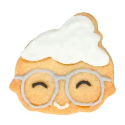 RBV Birkmann Backzubehör|Kochwelt Entdecken|Ausstecher Mrs. Claus 5 cm Edelstahl mit Innenprägung