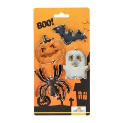 RBV Birkmann Backzubehör|Kochwelt Entdecken|Ausstecher-Set Halloween 4-tlg. edelstahl