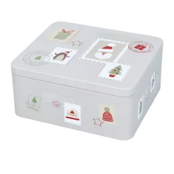 RBV Birkmann Weihnachtskeksdosen|Gebäckdose L 18x16x8 cm Dear Santa