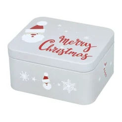 RBV Birkmann Weihnachten|Weihnachtsbäckerei|Gebäckdose S 12x10x6 cm Merry Christmas grau