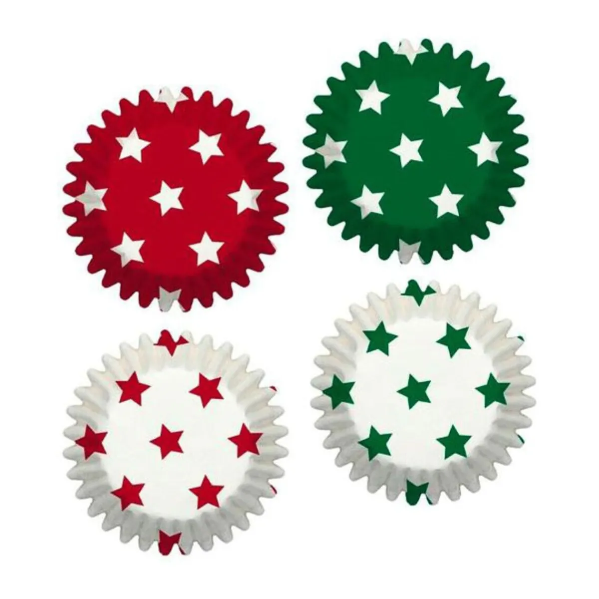 Mini-Papierbackförmchen Ø 4,5 cm Sterne 100 Stück<RBV Birkmann Online