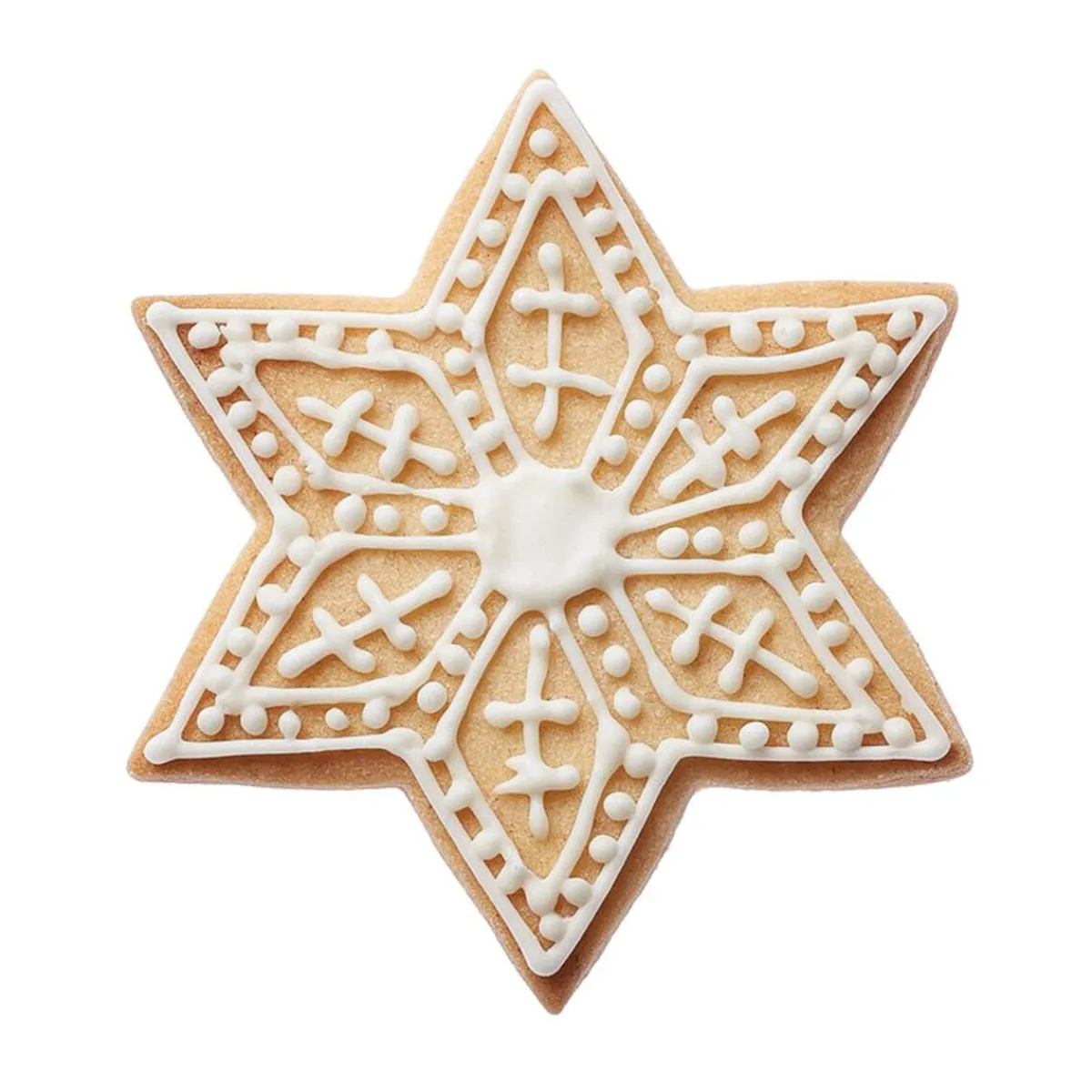 Plätzchen-Ausstechform Stern 3-tlg. Terrasse edelstahl<RBV Birkmann Clearance