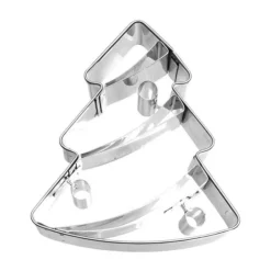 RBV Birkmann Plätzchen Ausstecher|Präge-Ausstecher Weihnachtsbaum 7 cm edelstahl