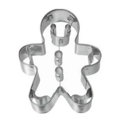 RBV Birkmann Weihnachtsbäckerei|Weihnachtsbäckerei|Präge-Ausstecher Gingerman 7,5 cm edelstahl
