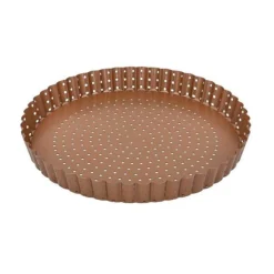 Quiche- und Tarteform 25 cm champagner<RBV Birkmann Sale