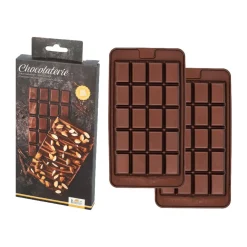 RBV Birkmann Backformen|Schokoladentafelform 2-tlg. Chocolaterie braun
