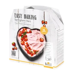 Springform Herz 22 cm Easy Baking schwarz<RBV Birkmann Sale