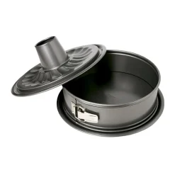 Springform mit zwei Böden 28 cm Easy Baking grau<RBV Birkmann Best