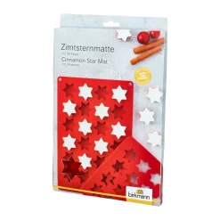 RBV Birkmann Kochwelt Entdecken|Backformen|Zimtsternmatte 32x22 cm rot