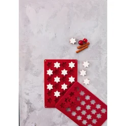 RBV Birkmann Kochwelt Entdecken|Backformen|Zimtsternmatte 32x22 cm rot