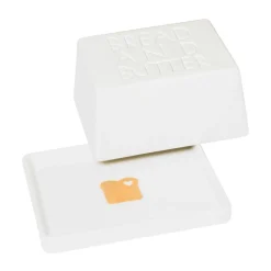 Räder Butterdosen|Butterdose Bread and Butter 125 g weiß