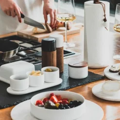 Räder Butterdosen|Butterdose Herz 2-tlg. Poesie et table weiß