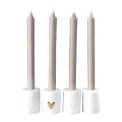 Kerzenständer Love H:7cm D:5,5cm Set<Räder Clearance