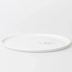 Räder Servierplatten|Servierteller Fische 36x24 cm Unterwasserwelt weiß