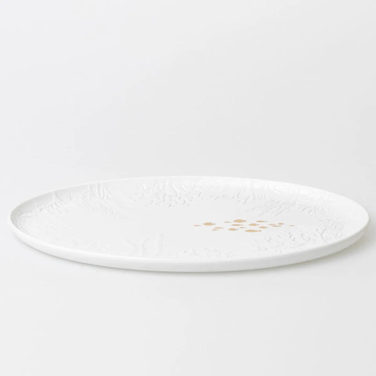 Räder Servierplatten|Servierteller Fische 36x24 cm Unterwasserwelt weiß