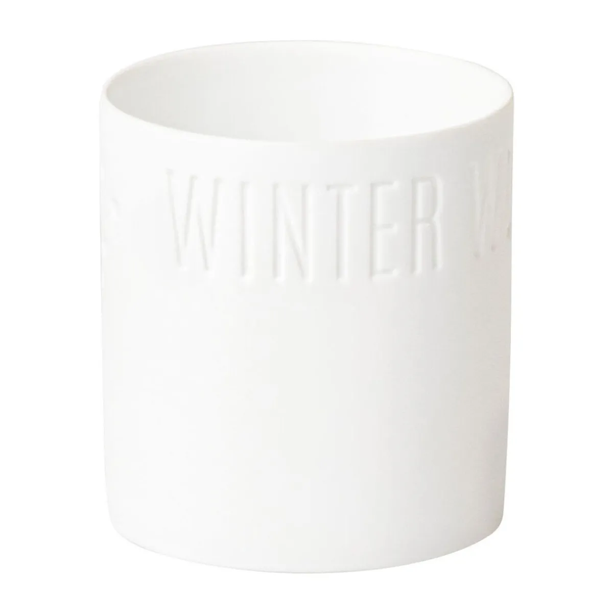 Räder Weihnachten|Weihnachtsdekoration|Teelichthalter Winter Wonderworld 7 cm Winterzauber weiß