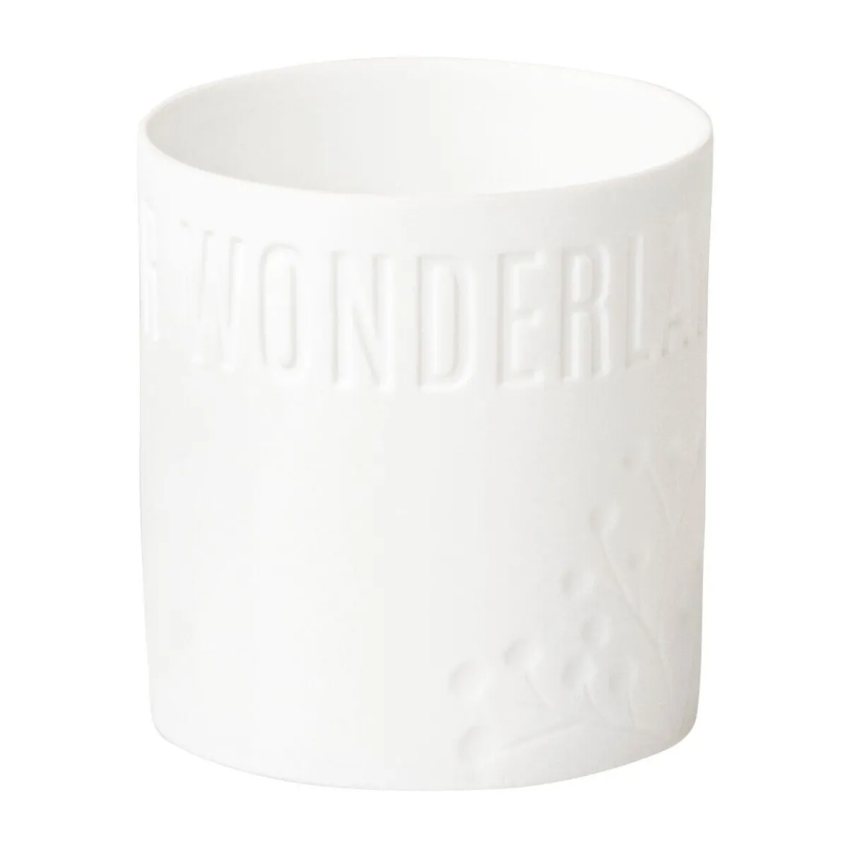 Räder Weihnachten|Weihnachtsdekoration|Teelichthalter Winter Wonderworld 7 cm Winterzauber weiß