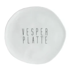 Teller Vesperplatte 13 cm Heimatliebe grau<Räder Online