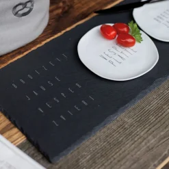 Teller Vesperplatte 13 cm Heimatliebe grau<Räder Online