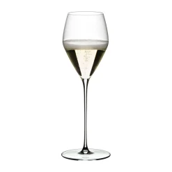 Champagner Weinglas mit Moussierpunkt 2er-Set Veloce klar<Riedel Online