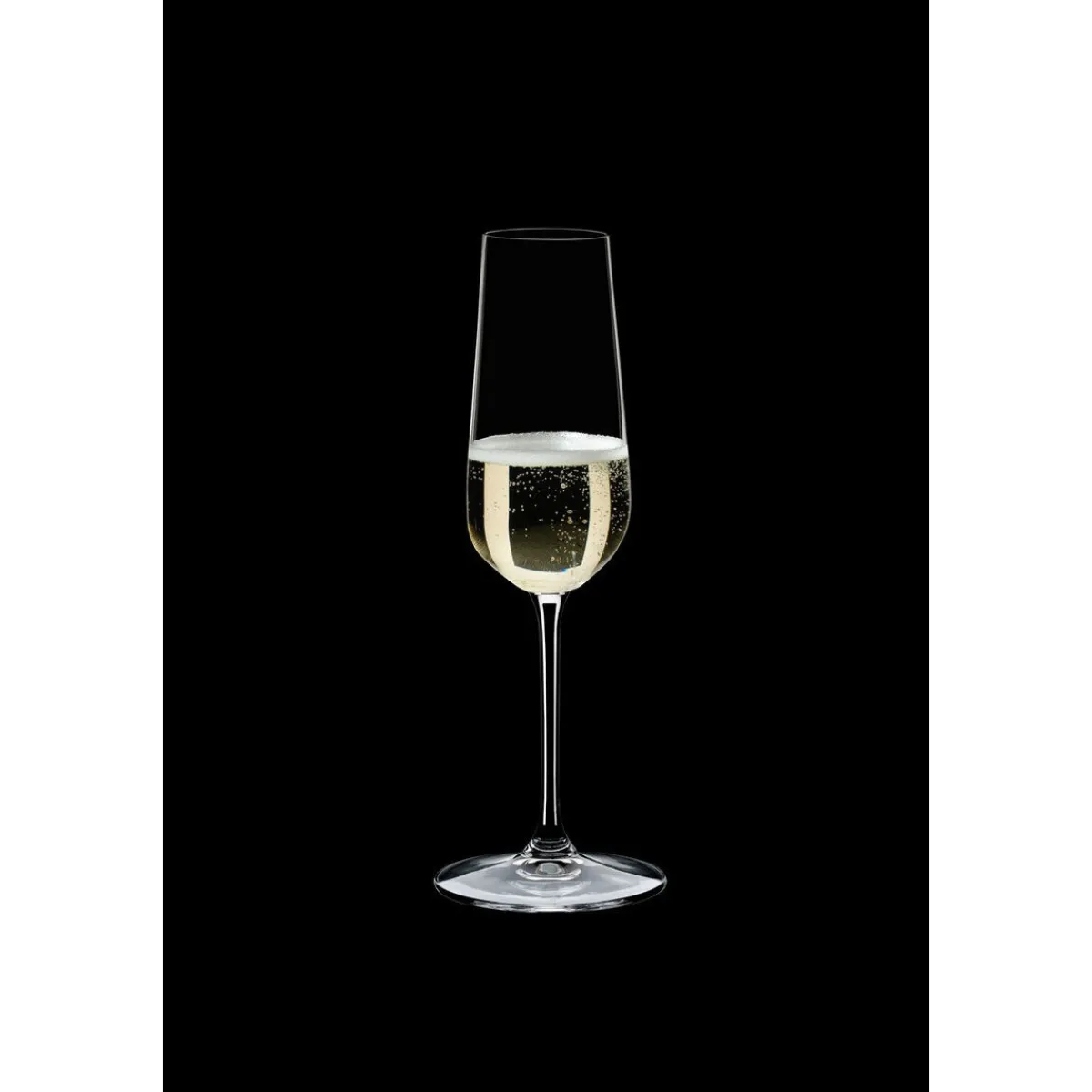 Riedel Champagnergläser|Champagnerflöte 2er-Set Grape mit Moussierpunkt klar
