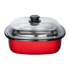 Riess Spargel Zubehör|Dampfgarer 3-tlg. Classic Color Rot