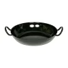 Schlemmerpfanne 24cm ~ mit 2 Griffen schwarz<Riess Clearance