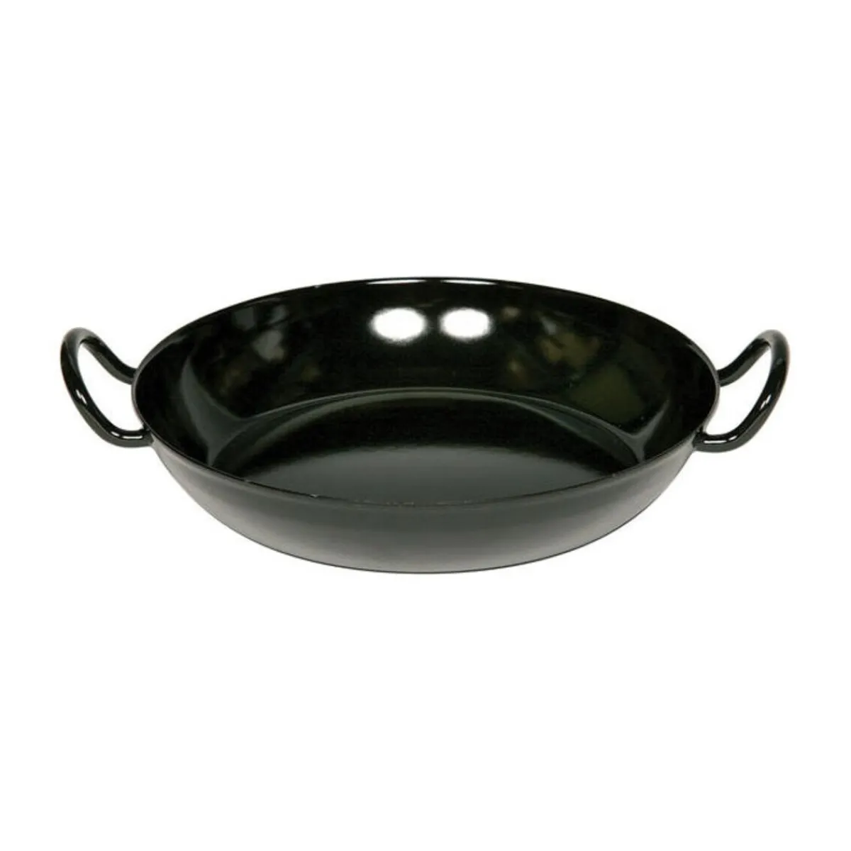 Schlemmerpfanne 26cm ~ mit 2 Griffen schwarz<Riess Best