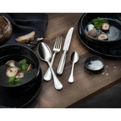 4 tlg. Garnitur Classic Faden 925 Sterlingsilber<Robbe & Berking Sale