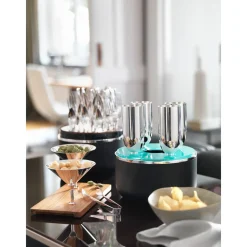 Champagner Box 5-tlg. Dante 90 g versilbert<Robbe & Berking Outlet