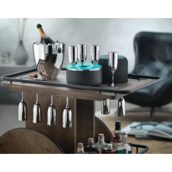 Robbe & Berking Champagnergläser|Champagner Box 5-tlg. Martelé 90 g versilbert