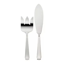 Robbe & Berking Echtsilber Besteck|Fischvorlegebesteck Art Deco 925 Sterlingsilber