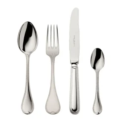 Kinder Robbe & Berking Kinderbesteck|Kinderbesteck-Set 4-tlg. Französisch-Perl 150 g versilbert