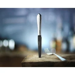 Steakmesser 23 cm Martelé Frozen Black 150 g versilbert<Robbe & Berking Outlet