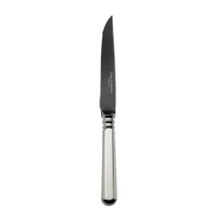 Robbe & Berking Steakmesser|Steakmesser Frozen Black Alt Spaten 925 Sterlingsilber