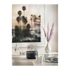 Robbe & Berking Echtsilber Besteck|The Box - Riva 925 Sterlingsilber inkl. 24-tlg Besteckset Frozen Black