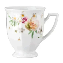 Becher m. Henkel Maria Pink Rose<Rosenthal Discount