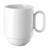Rosenthal Becher|Becher m.H. stapelbar Blend weiß
