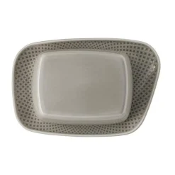 Rosenthal Butterdosen|Butterdose 2-tlg. Junto Pearl Grey